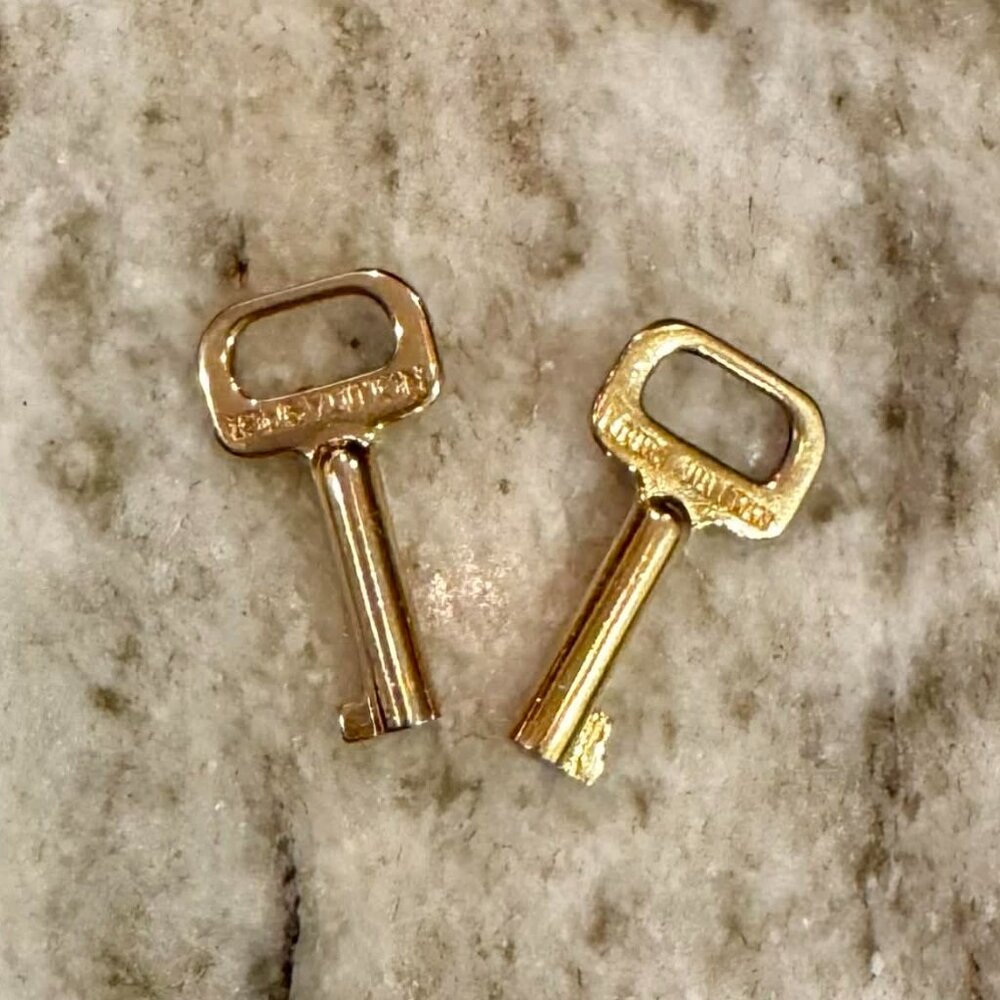 Authentic Louis Vuitton Skeleton Keys (pair of two)